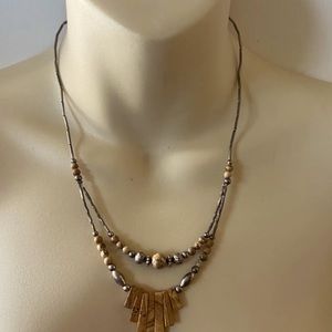 (2) native necklaces of the Indians of different